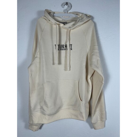 Taylor Swift The Eras Tour Beige Hoodie Unisex Large Pullover Oversized New - Picture 8 of 8
